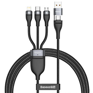 Baseus Two-for-Three Fast Charging Cable 100W