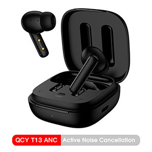 QCY T13 ANC TWS Earbuds- Black Color