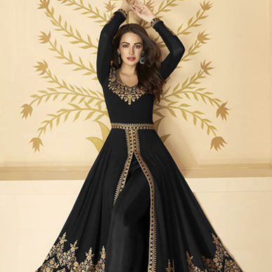 Exclusive designed Gown 1piece long kurti different koti, Gown long kurti For Stylish Women / Girls - Dress For Girls - 3 Pice Dress - Three Piece