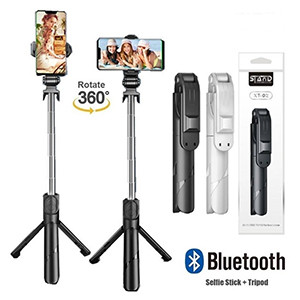 XT02 Selfie Stick Tripod with Bluetooth Remote