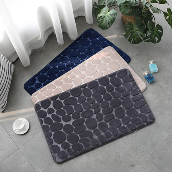 Absorbent Bath Mat Memory Foam To Support and Warmth