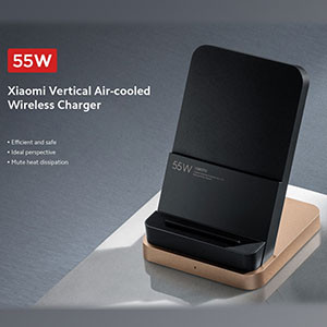 Xiaomi 55W Wireless Charger Vertical Air-cooled Fast Charging Stand